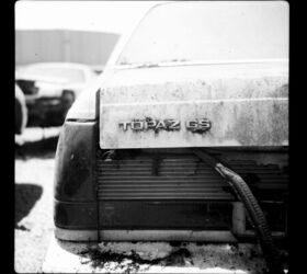 junkyard find 1986 mercury topaz gs lichen this car edition