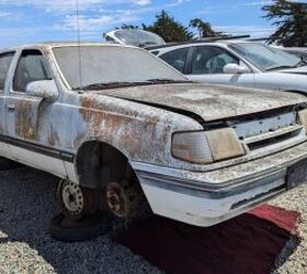 junkyard find 1986 mercury topaz gs lichen this car edition