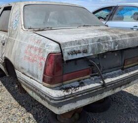 junkyard find 1986 mercury topaz gs lichen this car edition