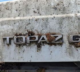 junkyard find 1986 mercury topaz gs lichen this car edition