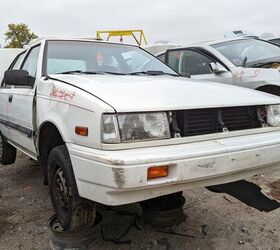 junkyard find 1987 hyundai excel gls four door sedan