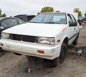 junkyard find 1987 hyundai excel gls four door sedan