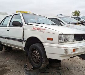 junkyard find 1987 hyundai excel gls four door sedan