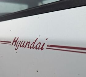 junkyard find 1987 hyundai excel gls four door sedan