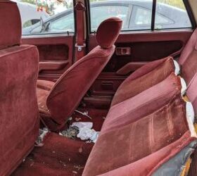 junkyard find 1987 hyundai excel gls four door sedan