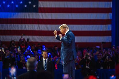 Trump Mocks EV Drivers in Vegas Speech, Calls Range Anxiety a "Disease"