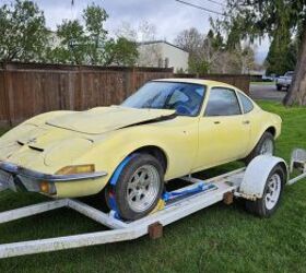 used cars of the day 1972 opel gt and 1971 opel kadett wagon