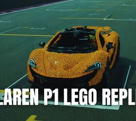 a life size lego mclaren p1 that you can drive