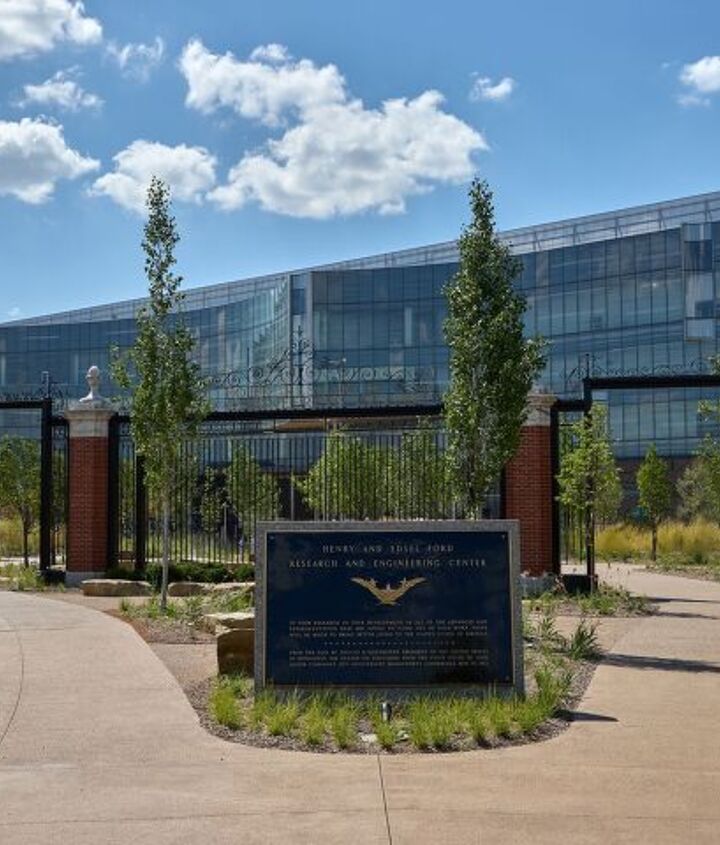 ford demolishing glass house as new headquarters nears completion