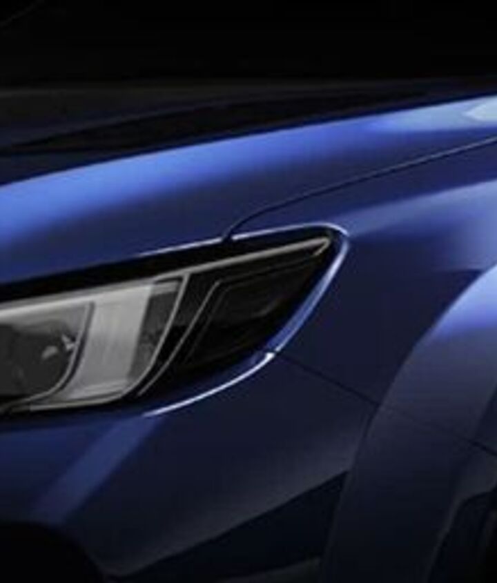 subaru teases gasoline powered sti concept alongside electric variant