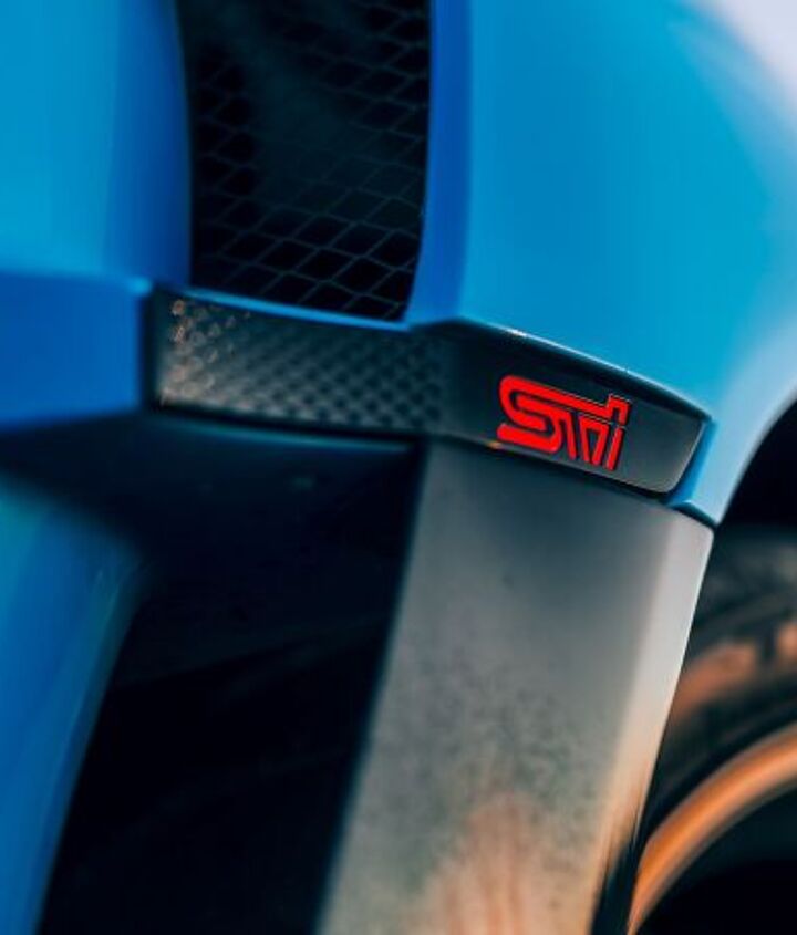 subaru teases gasoline powered sti concept alongside electric variant