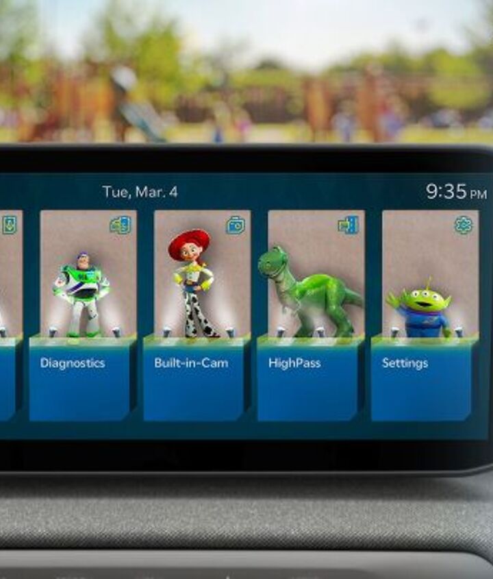 driving dystopia kia partners with disney on themed infotainment screens