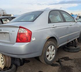 junkyard find 2004 kia spectra with 448 559 miles