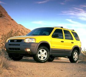 The Escape could be had for a short spell with a manual transmission and all-wheel drive