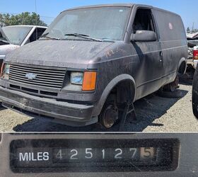 junkyard find 1991 chevrolet astro cargo van with 425 127 miles