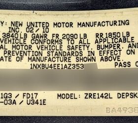 junkyard find 2010 toyota corolla final days of nummi edition