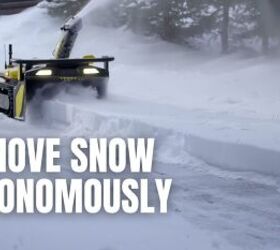 the autonomous snow removing machine