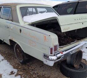 junkyard find 1966 rambler classic 550 4 door sedan