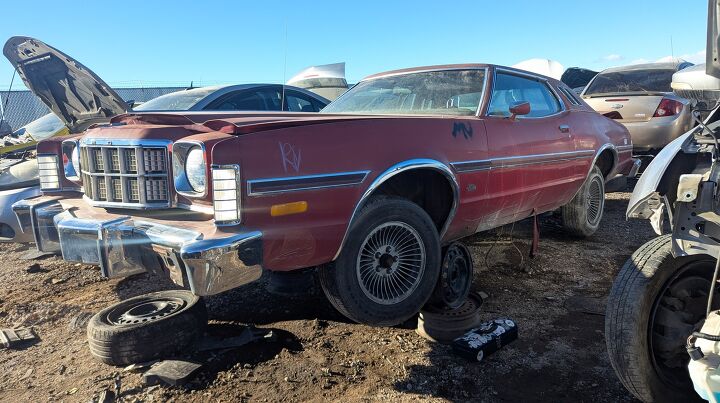 junkyard find 1976 ford elite