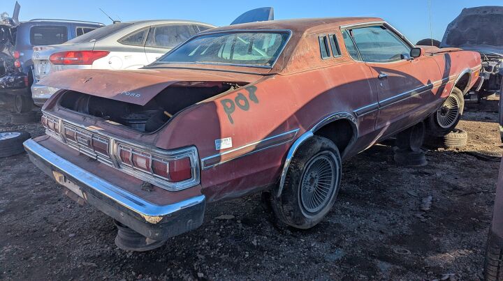 junkyard find 1976 ford elite