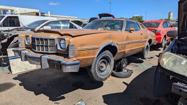 junkyard find 1976 ford elite