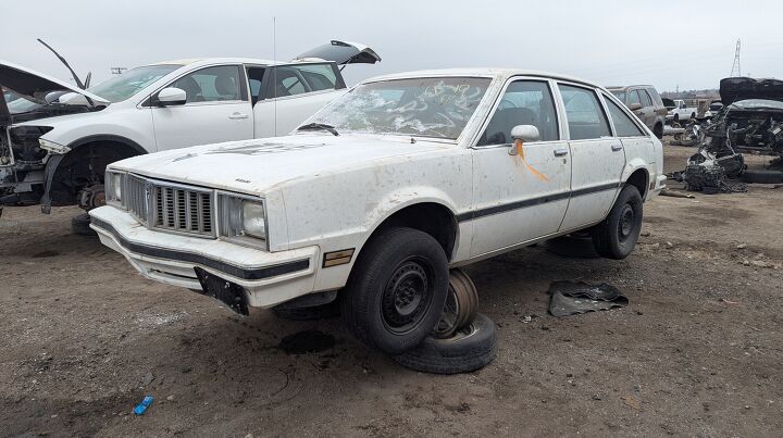 junkyard find 1981 pontiac phoenix 5 door hatchback