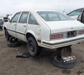 junkyard find 1981 pontiac phoenix 5 door hatchback