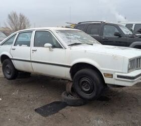 junkyard find 1981 pontiac phoenix 5 door hatchback
