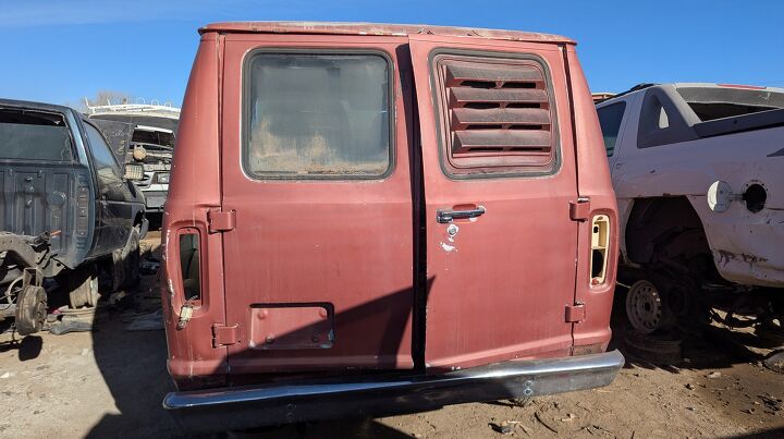 junkyard find 1985 ford econoline with 4 on the floor manual