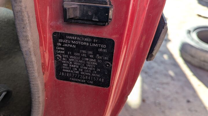 junkyard find 1986 chevrolet spectrum hatchback