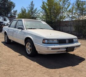 junkyard find 1993 oldsmobile cutlass ciera s with 306 842 miles