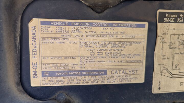 junkyard find 1983 toyota celica supra