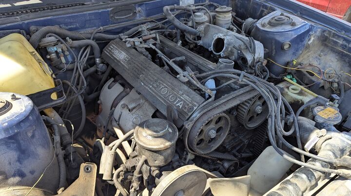 junkyard find 1983 toyota celica supra