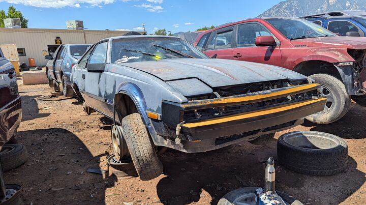 junkyard find 1983 toyota celica supra