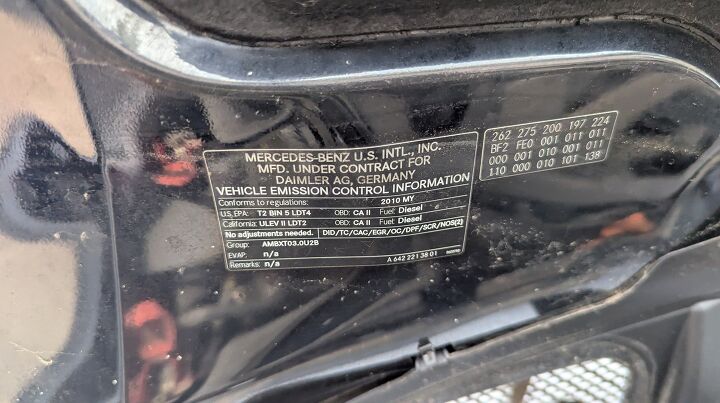 junkyard find 2010 mercedes benz gl 350 bluetec