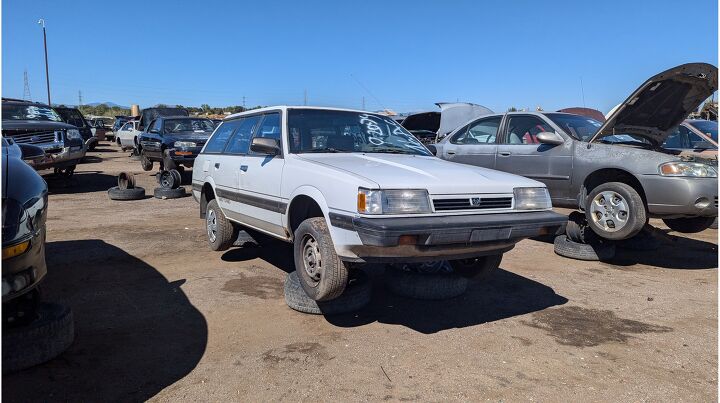 junkyard find 1990 subaru loyale 4wd turbo wagon