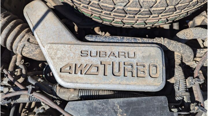 junkyard find 1990 subaru loyale 4wd turbo wagon