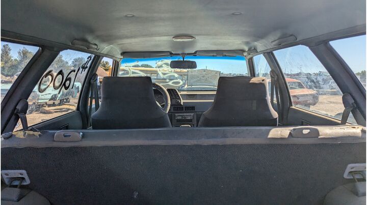 junkyard find 1990 subaru loyale 4wd turbo wagon
