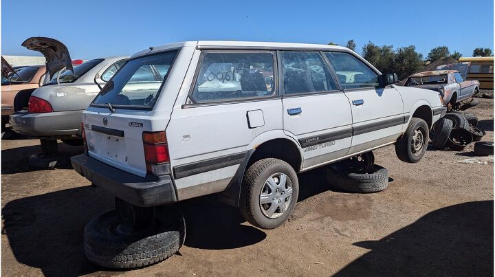 junkyard find 1990 subaru loyale 4wd turbo wagon