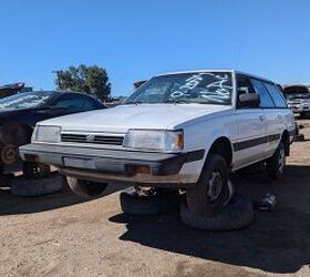 junkyard find 1990 subaru loyale 4wd turbo wagon