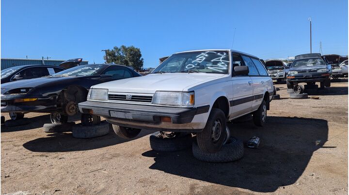 junkyard find 1990 subaru loyale 4wd turbo wagon