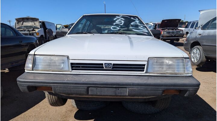 junkyard find 1990 subaru loyale 4wd turbo wagon
