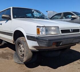 junkyard find 1990 subaru loyale 4wd turbo wagon