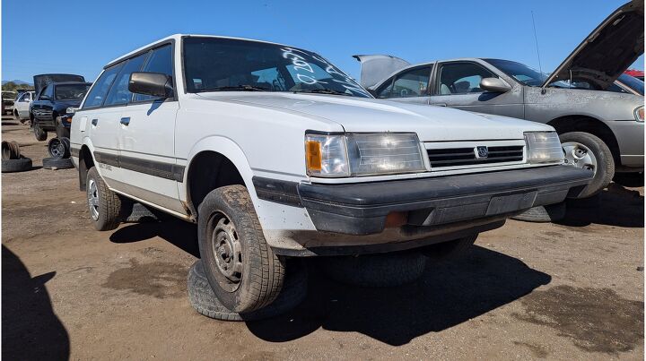 junkyard find 1990 subaru loyale 4wd turbo wagon