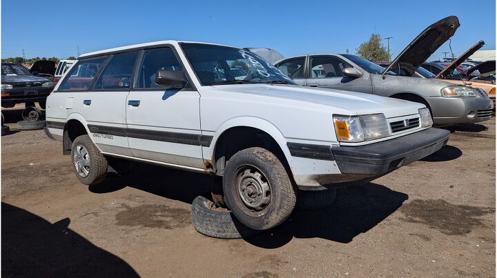 junkyard find 1990 subaru loyale 4wd turbo wagon