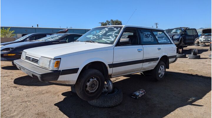 junkyard find 1990 subaru loyale 4wd turbo wagon