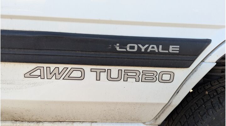 junkyard find 1990 subaru loyale 4wd turbo wagon