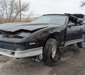 junkyard find 1982 pontiac firebird s e autoform convertible 2 seater
