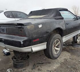 junkyard find 1982 pontiac firebird s e autoform convertible 2 seater