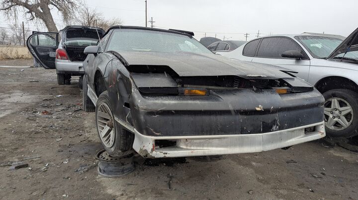 junkyard find 1982 pontiac firebird s e autoform convertible 2 seater